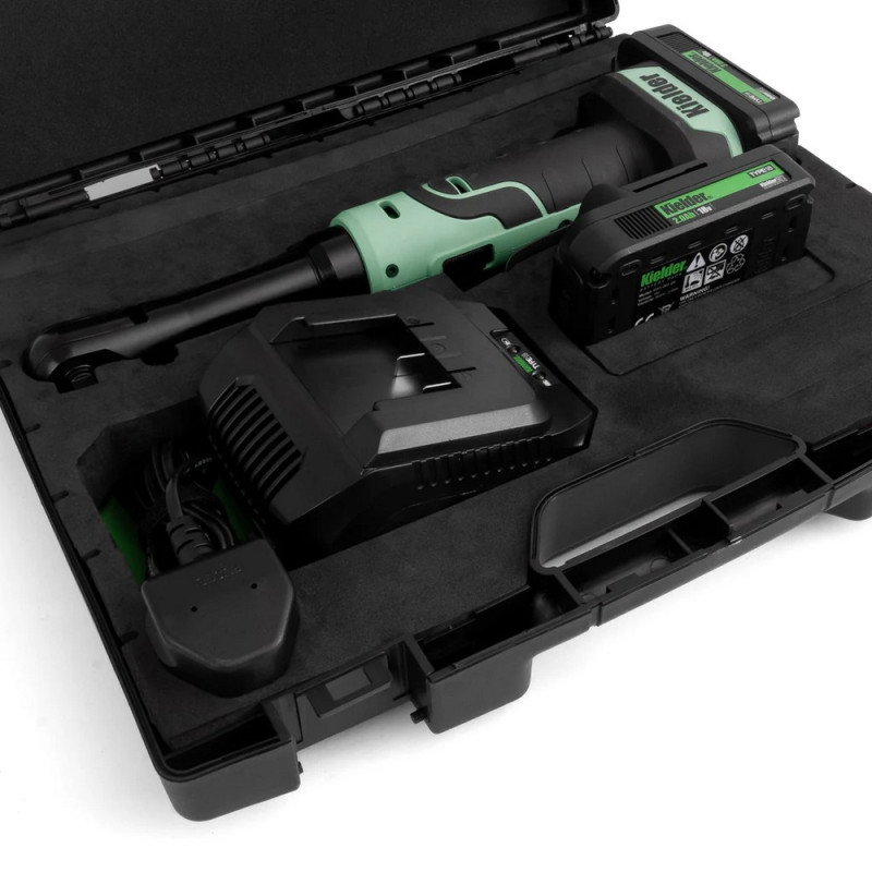 Lange Knarre 18V 3/8" KIELDER mit Ladegerät + Transportkoffer Pro + 1 Akku 2.0Ah - KWT-010-21 - KWT-010-21EU - 5060441196828