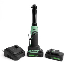 KIELDER 18V 3/8" long ratchet set with charger + Pro carrying case + 2 2.0Ah batteries