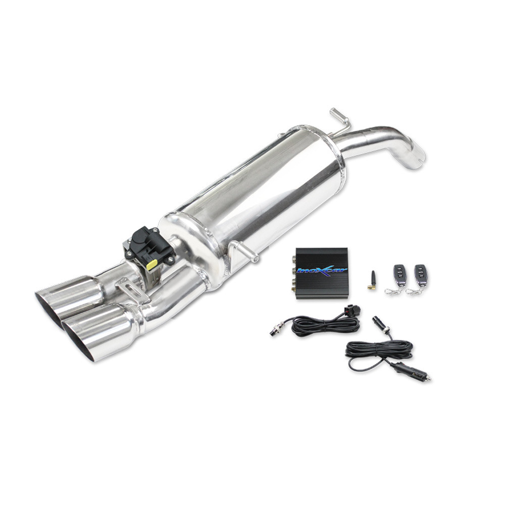 Silencieux arrière + vanne 2X80 racing Inoxcar Peugeot 208 GTi 30th après 2015 - IC-VALV20801 - VALV.208.01 - 3661768398944