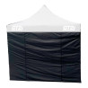 Wand schwarz Zelt GT2i Race & Safety 3M mit Tür (x1)