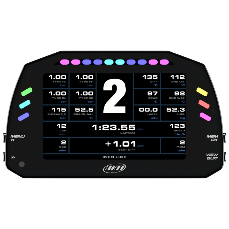 Quadro AIM MXS 1.3 STRADA 5" - AIM-MXS13STDADA.ROA.CAN - MXS-S-I-CAN