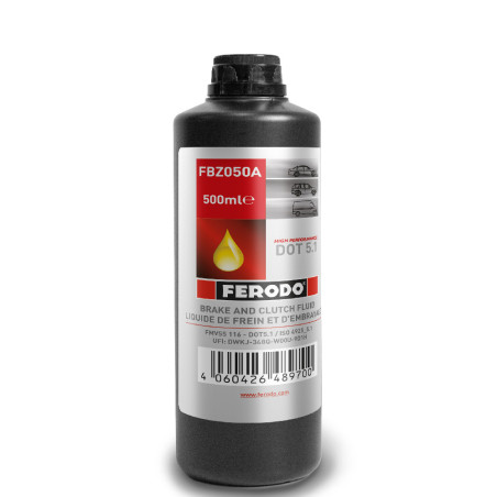 Liquide de Frein Ferodo Racing DOT 5.1 500ml