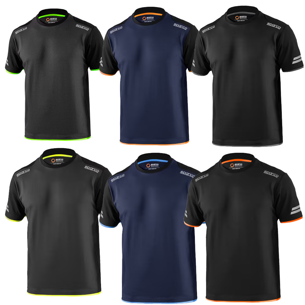 Sparco Tech T-Shirt - 02416.NO.XS - 02416NRAF0XS