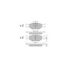 GT2i Race brake pads for brake calipers Ate - 1 piston