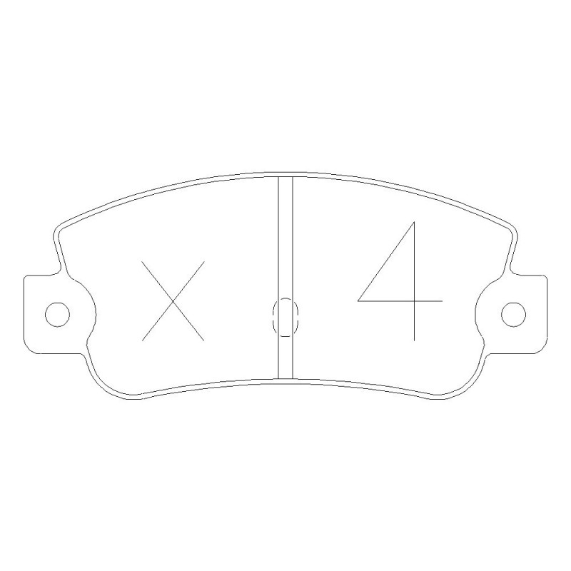 Bremsbeläge GT2I Race hinten LANCIA Delta 2.0 16V HF Integrale (831AB.026) 03.89 - 09.91 - GT-PR0650T - 3661768553077