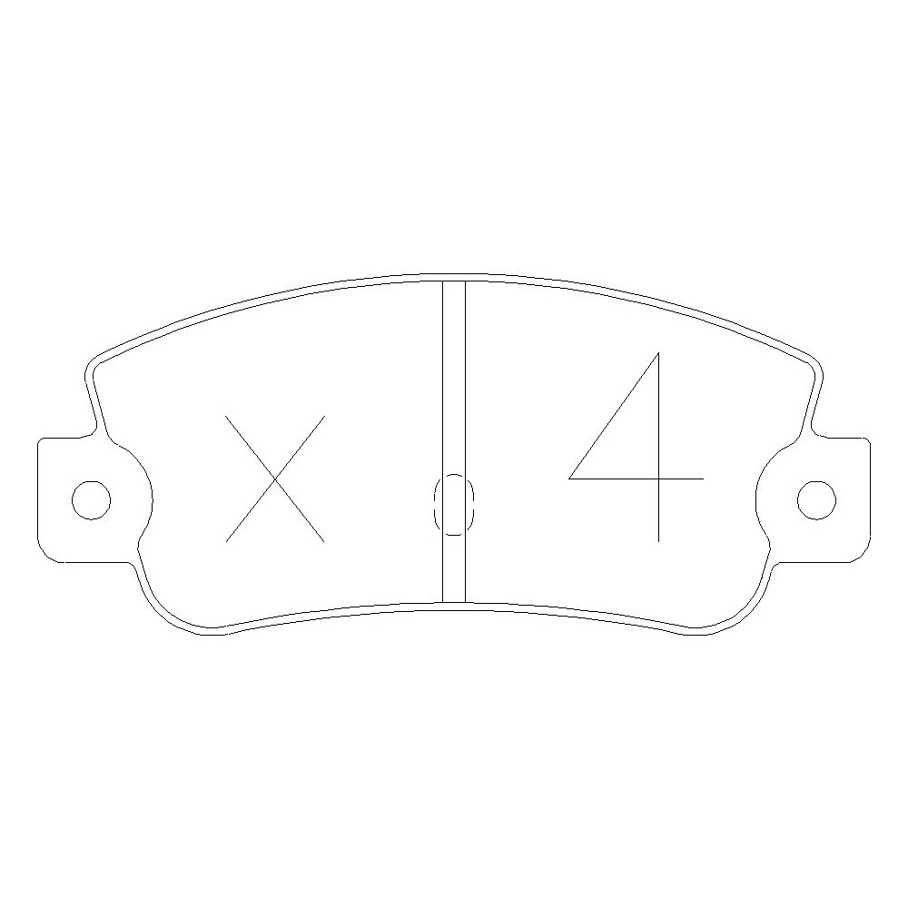 Bremsbeläge GT2I Race hinten LANCIA Delta 2.0 16V HF Integrale (831AB.026) 03.89 - 09.91 - GT-PR0650T - 3661768553077
