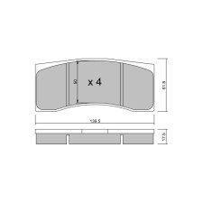 Pastiglie freno anteriori GT2i Race per PEUGEOT 208 1.6i 16V Turbo 4wd T16 R5 - Pinze freno Alcon