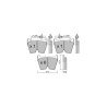 GT2i Race Rear brake pads for AUDI R8 4.2 FSI quattro, 5.2 FSI /quattro 2010-15 - Brake calipers Brembo