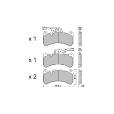 Plaquettes de frein GT2i Race Avant pour ALFA ROMEO Giulia (952) 2.9i T V6 Quadrifoglio 2016- - Etriers de frein Brembo