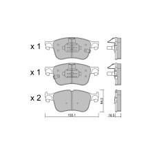 Pastiglie freno anteriori GT2i Race per FORD Puma ST 1.5 EcoBoost 2019- - Pinze freno Ate 