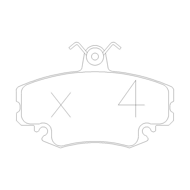 Bremsbeläge GT2I Race vorne für Peugeot 205 1,9 GTI - GT-PR1220T - 3661768553169