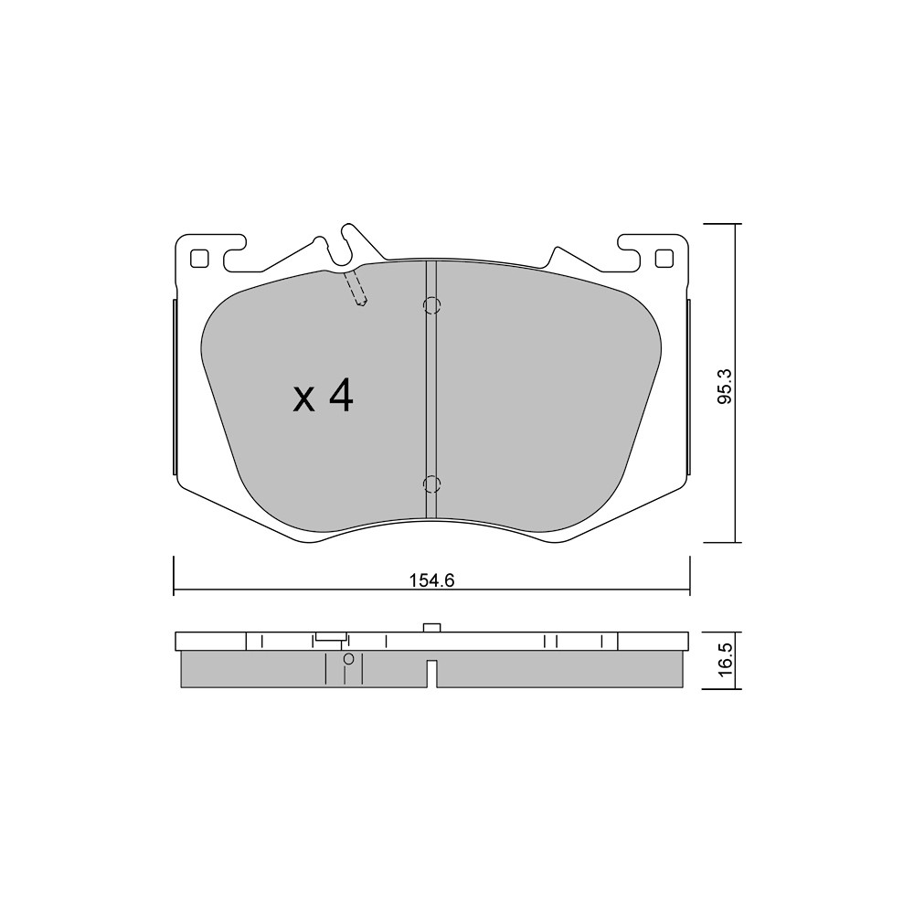 Plaquettes de frein GT2i Race Avant pour MERCEDES BENZ CLA (C118) 35 AMG 2019- - Etriers de frein Brembo - GT-PR12690T - 3666618559650