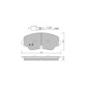 Plaquettes de frein GT2i Race Avant pour VOLKSWAGEN Golf VIII 2.0 GTI, 2.0 TDI, 2.0 TSI , 2.0 TSI R (Disc 356 mm) 2019- - Etrier