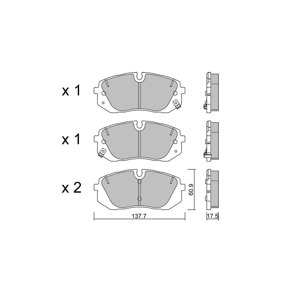 Plaquettes de frein GT2i Race Avant pour HYUNDAI i20 N 1.6 T-Gdi 2020- - Etriers de frein Mando  - GT-PR13700T - 3666618559742