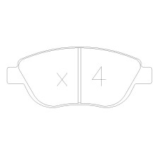 GT2i Race Front brake pads for PEUGEOT 206 2.0i 16V RC Gr N - Brake calipers Bosch