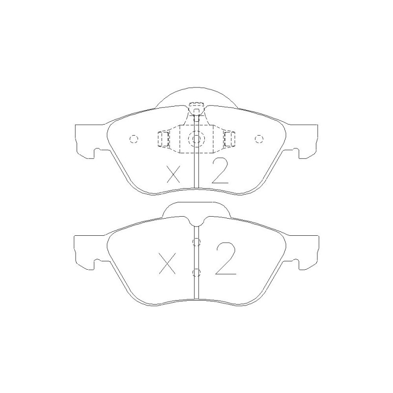 Plaquettes de frein GT2i Race Avant pour RENAULT Twingo 1.6i 16V RS 2007-14 - Etriers de frein Ate  - GT-PR3441T - 3661768553404