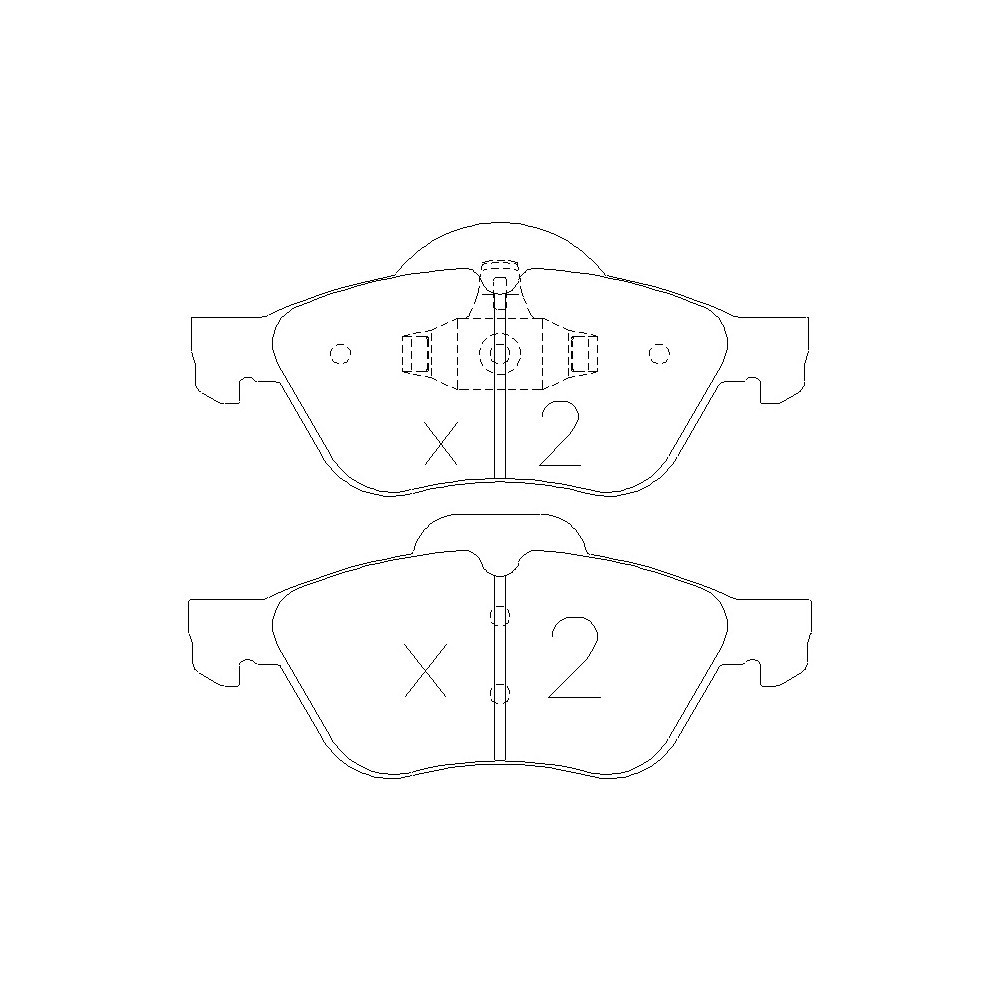 Plaquettes de frein GT2i Race Avant pour RENAULT Twingo 1.6i 16V RS 2007-14 - Etriers de frein Ate  - GT-PR3441T - 3661768553404