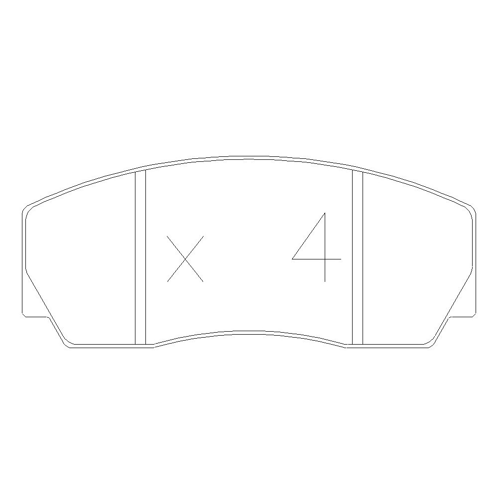 GT2i Race Front brake pads for RENAULT Clio II 1.6i 16V S1600 - Brake calipers AP Racing - GT-PR4000T - 3661768553428