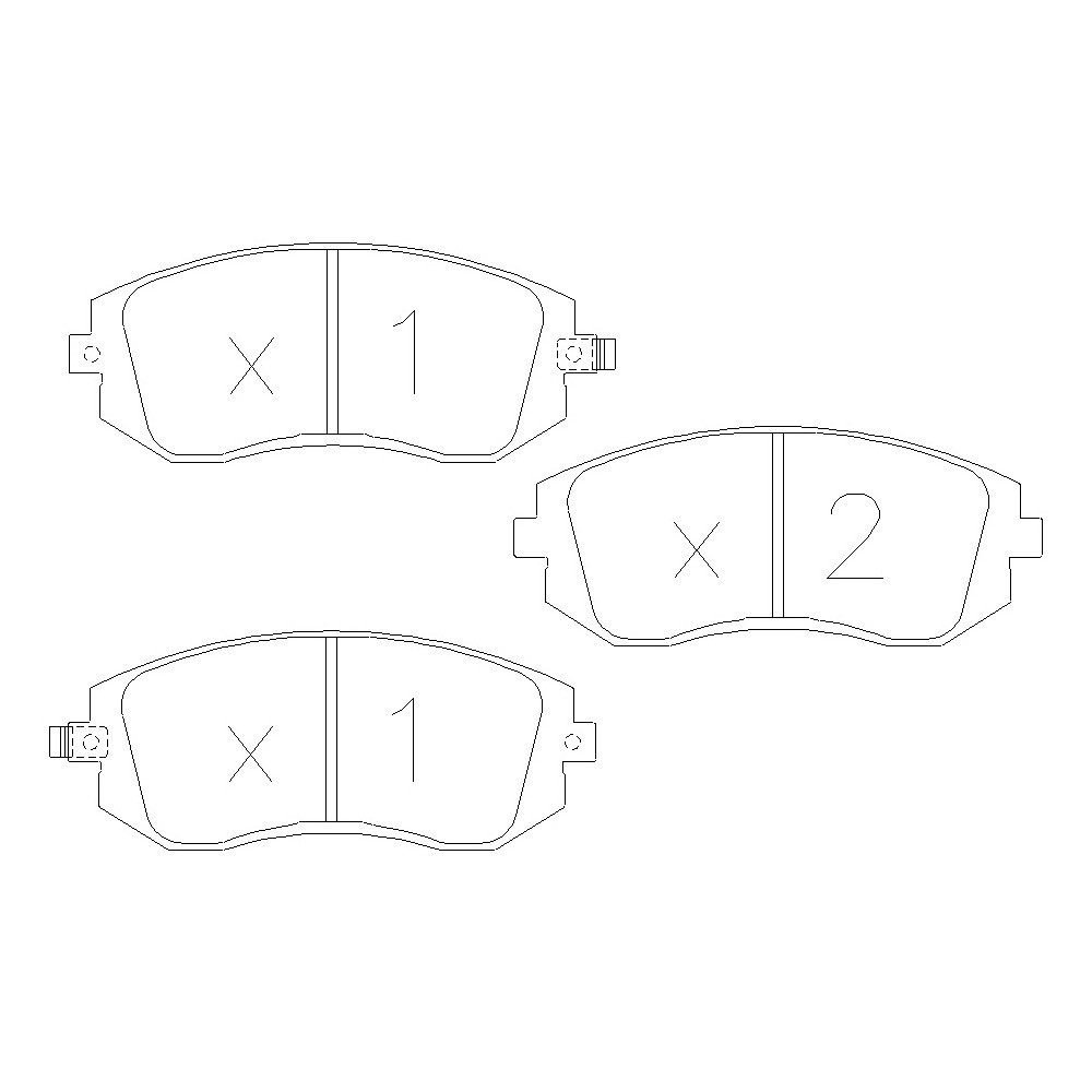 GT2i Race Rear brake pads for SUBARU Brz 2.0i 16V 2012-20 - Brake calipers Tokico - GT-PR5160T - 3661768553480