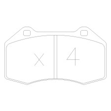 GT2i Race Front brake pads for RENAULT Clio III 2.0i 16V RS R3 - Brake calipers Brembo