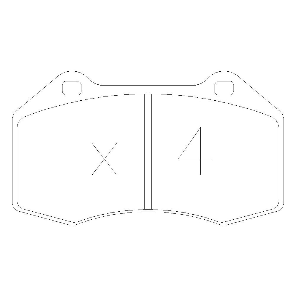 Plaquettes de frein GT2i Race Avant pour RENAULT Clio III 2.0i 16V RS R3 - Etriers de frein Brembo - GT-PR6670T - 3661768553527