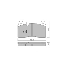 Pastiglie freno anteriori GT2i Race per AUDI RS3-S3 (8P) RS3 2.5i 20V TFSi 2006-12 - Pinze freno Brembo