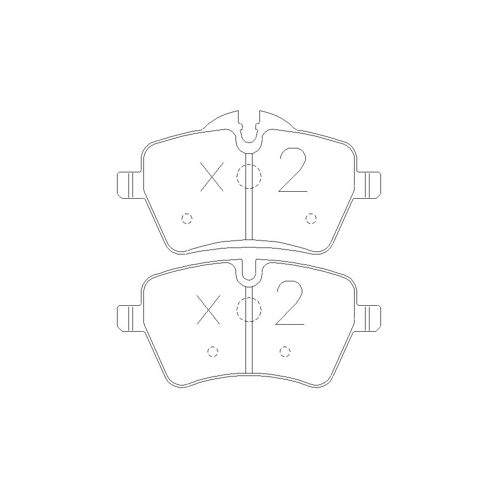 Bremsbeläge GT2I Race vorne MINI (R50-R52-R53) 1.6i 16V Turbo JCW 03-07 - GT-PR7840T - 3661768553565