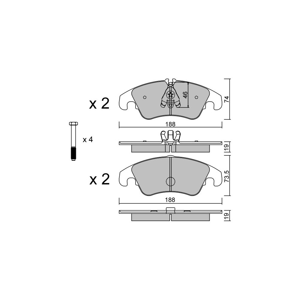 Plaquettes de frein GT2i Race Avant pour AUDI RS4 -S4 (8K) S4 3.0i V6 TFSi 2008-15 - Etriers de frein Trw  - GT-PR7914T - 3666618560120