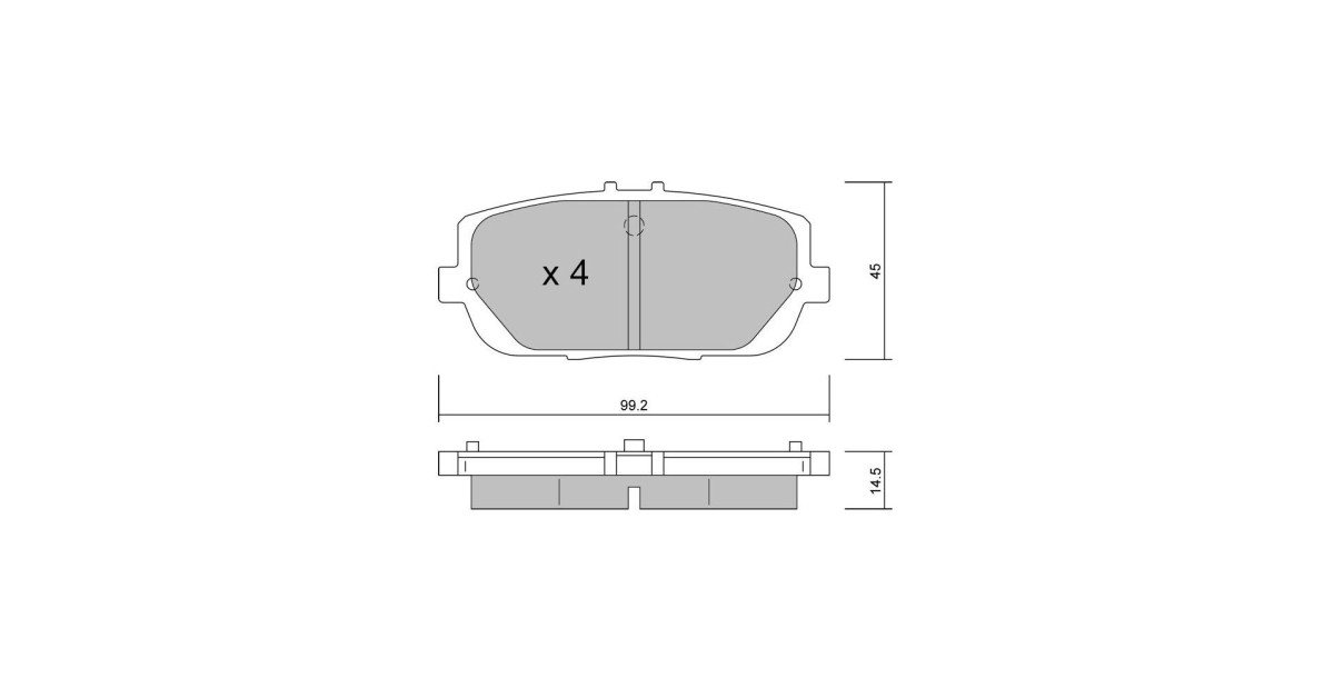 GT2i Race Rear brake pads for MAZDA MX-5 IV (ND) 1.5i 16V, 2.0i 16V 2015- - Brake calipers Sumitomo