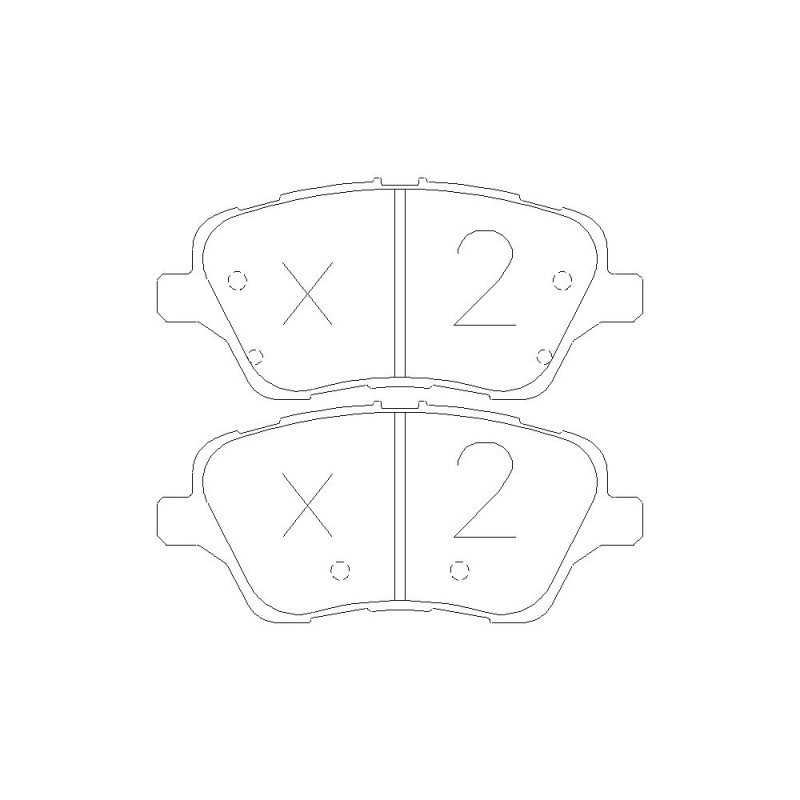 Plaquettes de frein GT2i Race Avant pour FORD Fiesta 1.6i 16V EcoBoost ST 200 hp 2008-17 - Etriers de frein Trw  - GT-PR9920T - 3661768553619