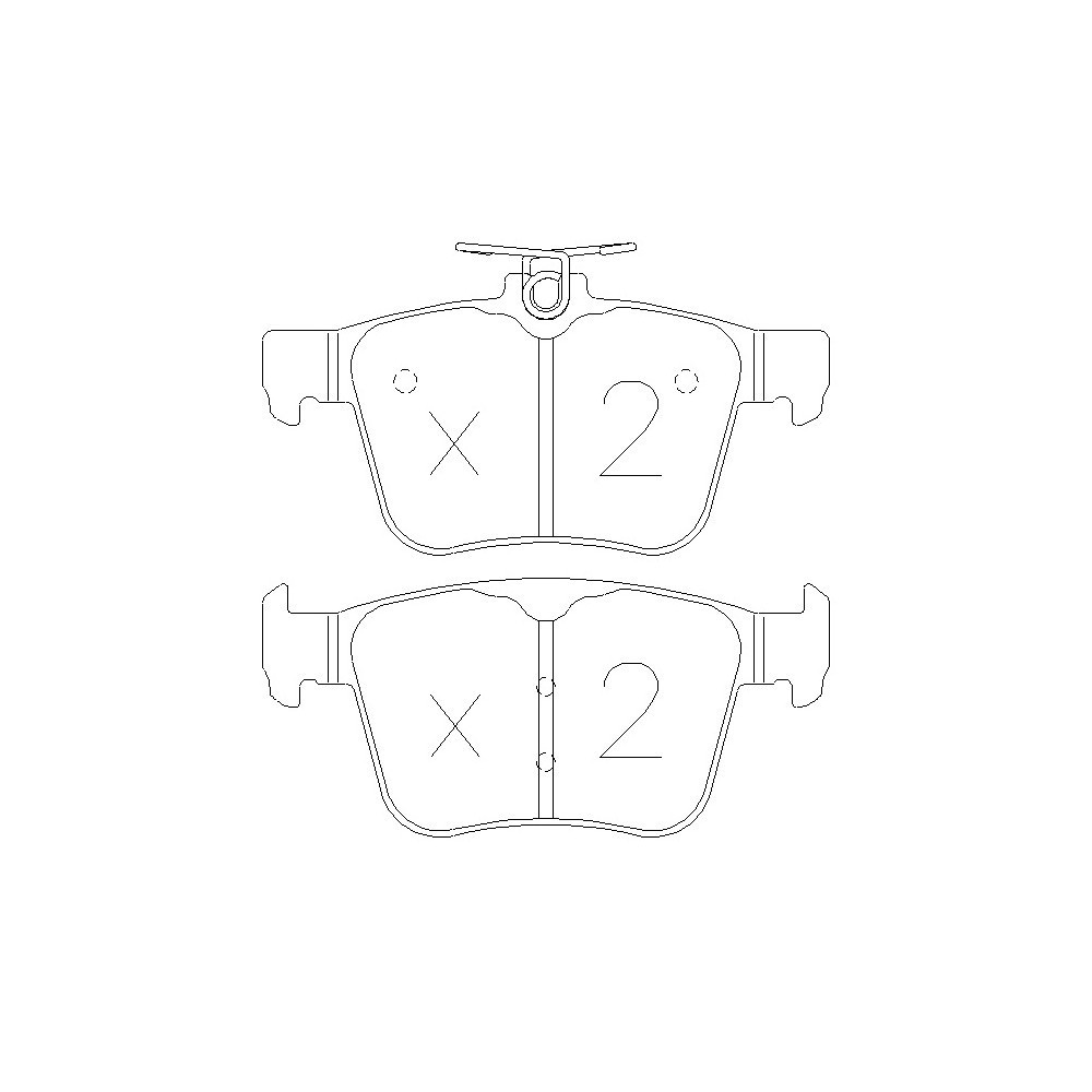 GT2i Race Rear brake pads for AUDI TT - TT Quattro (FV) TTS 2.0i 16V TFSi 2014-23 - Brake calipers Ate - GT-PR9970T - 3661768553626