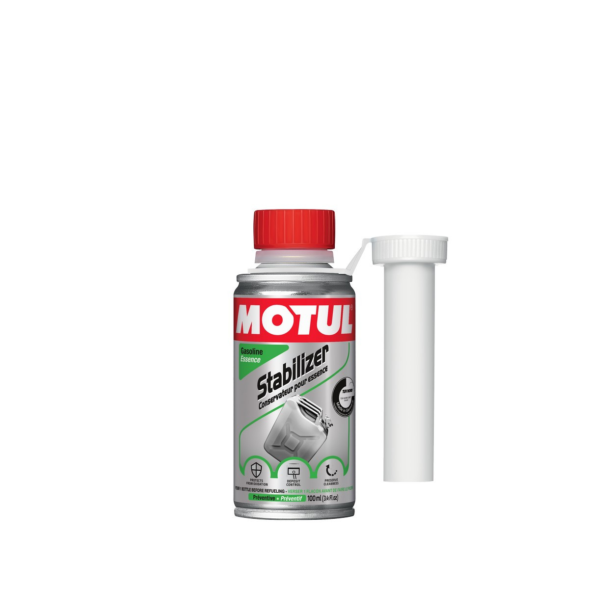 Stabilisateur de carburant MOTUL 100ml - MOT-STABILIZER-100ML - 112167 - 3374650378275