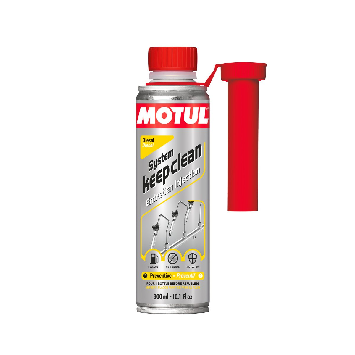 Wartung der Dieseleinspritzung MOTUL 300ml - MOT-KEEP-CLE-DIE-300ML - 113330 - 3374650422039