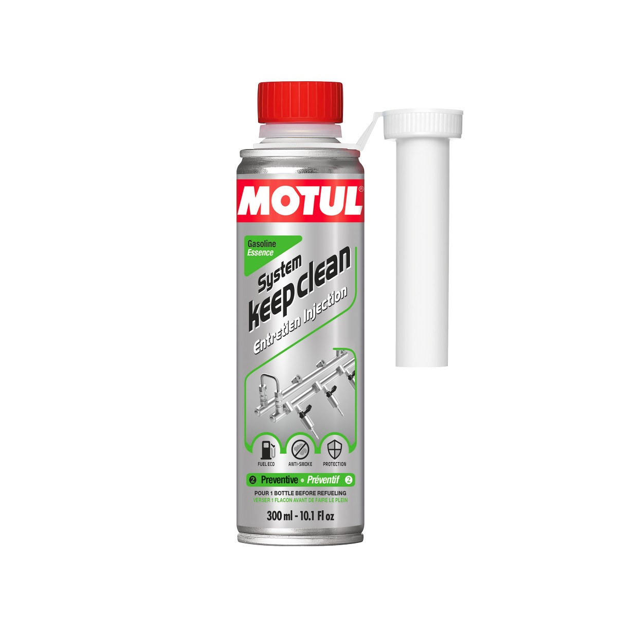 Entretien injection essence MOTUL 300ml - MOT-KEEP-CLE-ESS-300ML - 113328 - 3374650422015