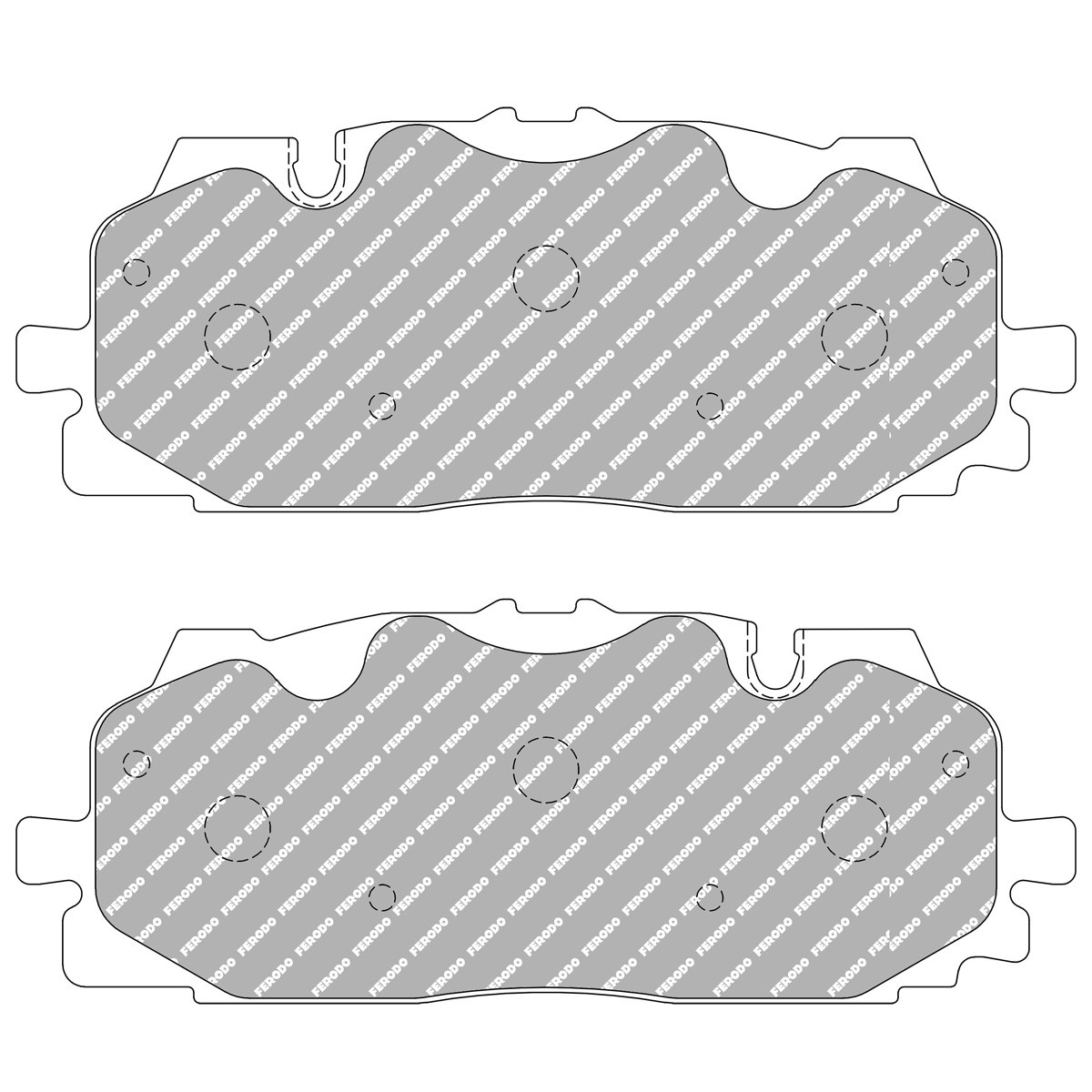 Bremsbeläge vorne Ferodo DS2500 Audi RS5 Quattro nach 2018 - F-CP4967H - FCP4967H - 3661768238684