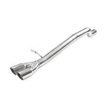 Inoxcar 2x70 Racing rear exhaust without muffler Audi A1 (Type GB) 35 TFSI 1.5T (150cv) 2018 on