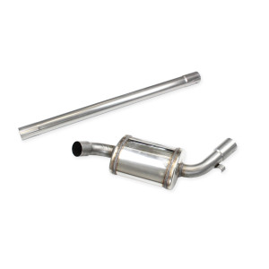Tubo centrale con silenziatore Inoxcar Volkswagen Golf 2 1.8 GTI 16V (136cv) dopo 1985