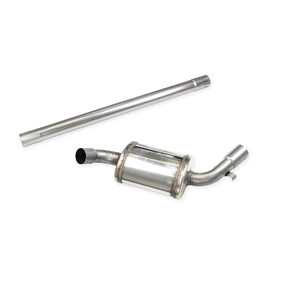 Tube central avec silencieux Inoxcar Volkswagen Golf 2 1.8 GTI 16V (136cv) après 1985 - IC-TC16V2S - TC16V.2S - 3666618546889