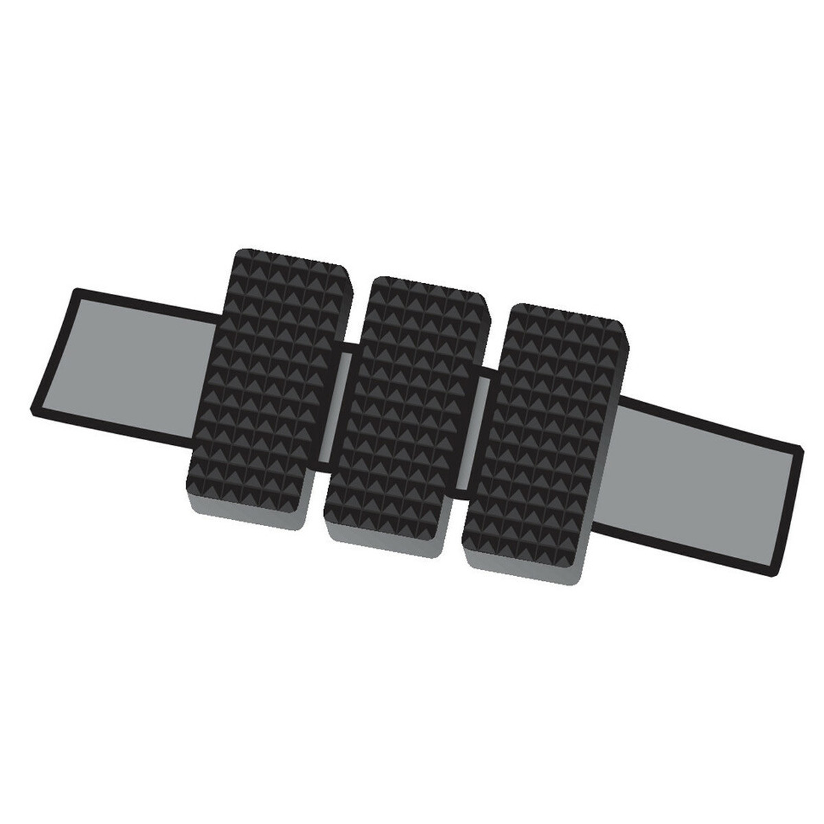 Sangle d'arrimage 3 points à cliquet pour roue 5x250cm 3200Kg - AS-SAR-001 - 8000692601440