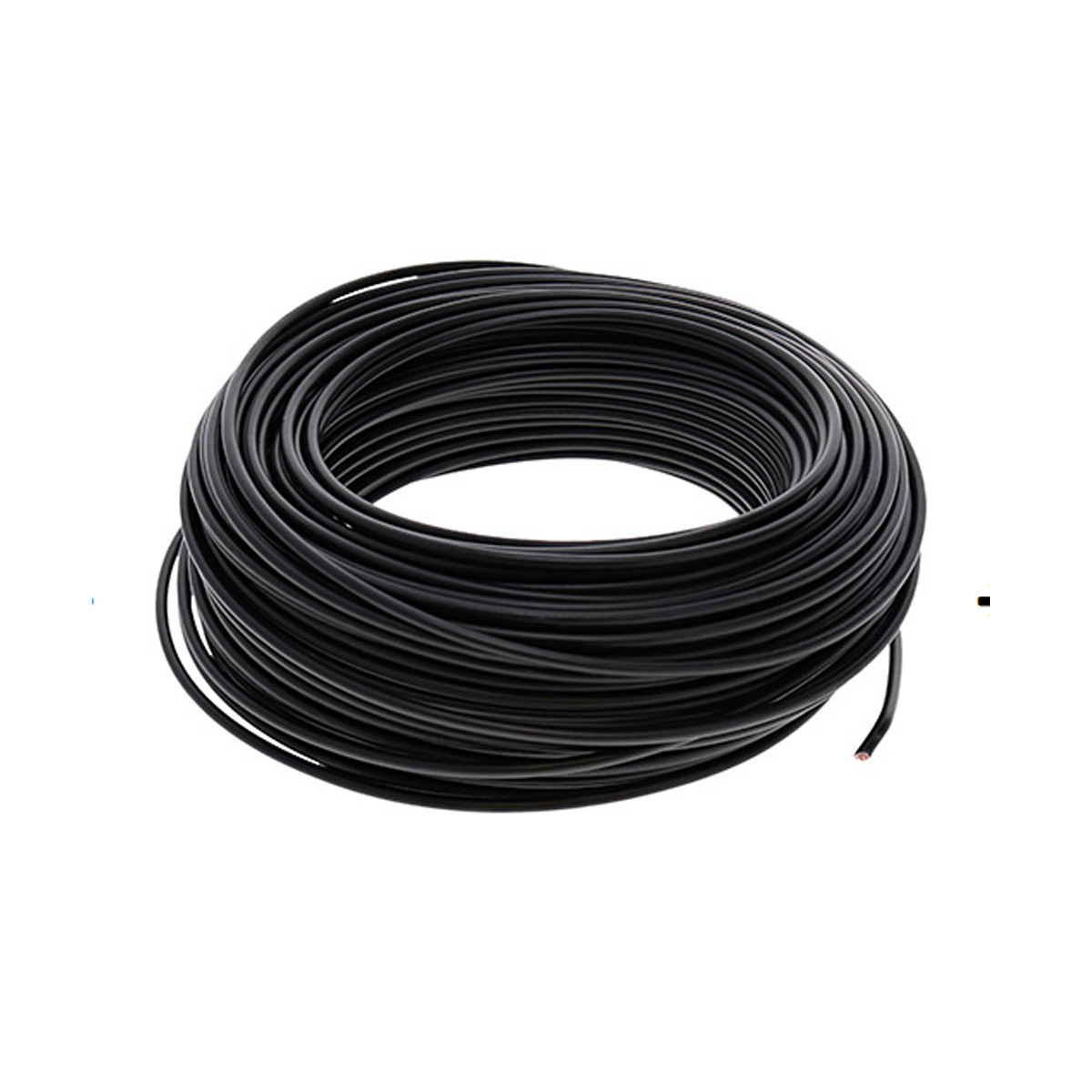 Câble / Fil Electrique 2.5mm² - 50m Noir - EL-LKC250N - 3661768198735