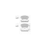 Pastiglie freno posteriori GT2i Club per CITROEN Jumpy III (VA_, VE_) / Dispatch 2.0 BlueHDi 180 177cv 2016-04-01-