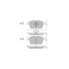 GT2i Club Front brake pads for JAGUAR XF II Sportbrake (X260) EV400 AWD 400cv 2017-07-01-