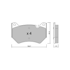Plaquettes de frein GT2i Club Avant pour AUDI Q5 II (FYB, FYG) 50 TFSI e QUATTRO 266cv 2016-06-01-