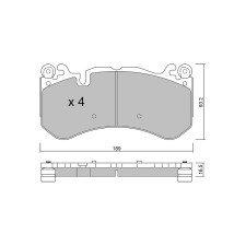 GT2i Club Front brake pads for MERCEDES BENZ SL IV (R230) 65 AMG Black Series (230.479) 671cv 2001-10-01-2012-01-01