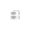 Bremsbeläge GT2i Club Hinten für MASERATI Ghibli III (M157) 3.0 D 275cv 2013-08-01-