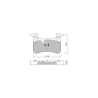 Pastiglie freno posteriori GT2i Club per MERCEDES BENZ CLK II (C209) 65 AMG Black Series (230.479) 671cv 2002-06-01-2009-05-01
