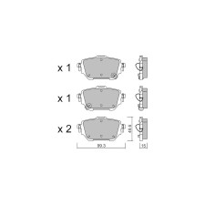 Pastiglie freno posteriori GT2i Club per TOYOTA C-HR II (_X2_, _H2_) PHEV 223cv 2023-10-01-