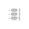 Pastiglie freno anteriori GT2i Club per HYUNDAI i30 N 2.0 T-Gdi 2017-  Pinze freno Mando 