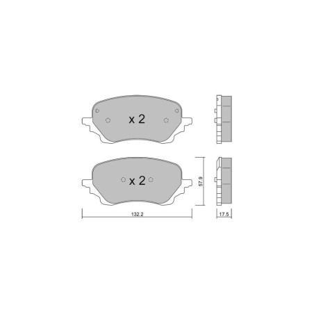 Plaquettes de frein GT2i Club Avant pour FORD Puma II (J2K) 1.0 EcoBoost mHEV 155cv 2019-09-01-