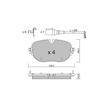 Plaquettes de frein GT2i Club Avant pour CUPRA Born 77 e-boost 232cv 2021-08-01-